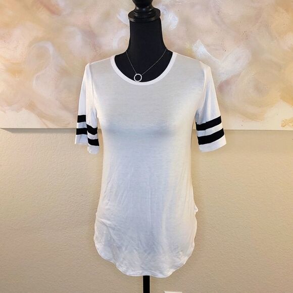 Varsity White Crew T-Shirt - Picture 3 of 10